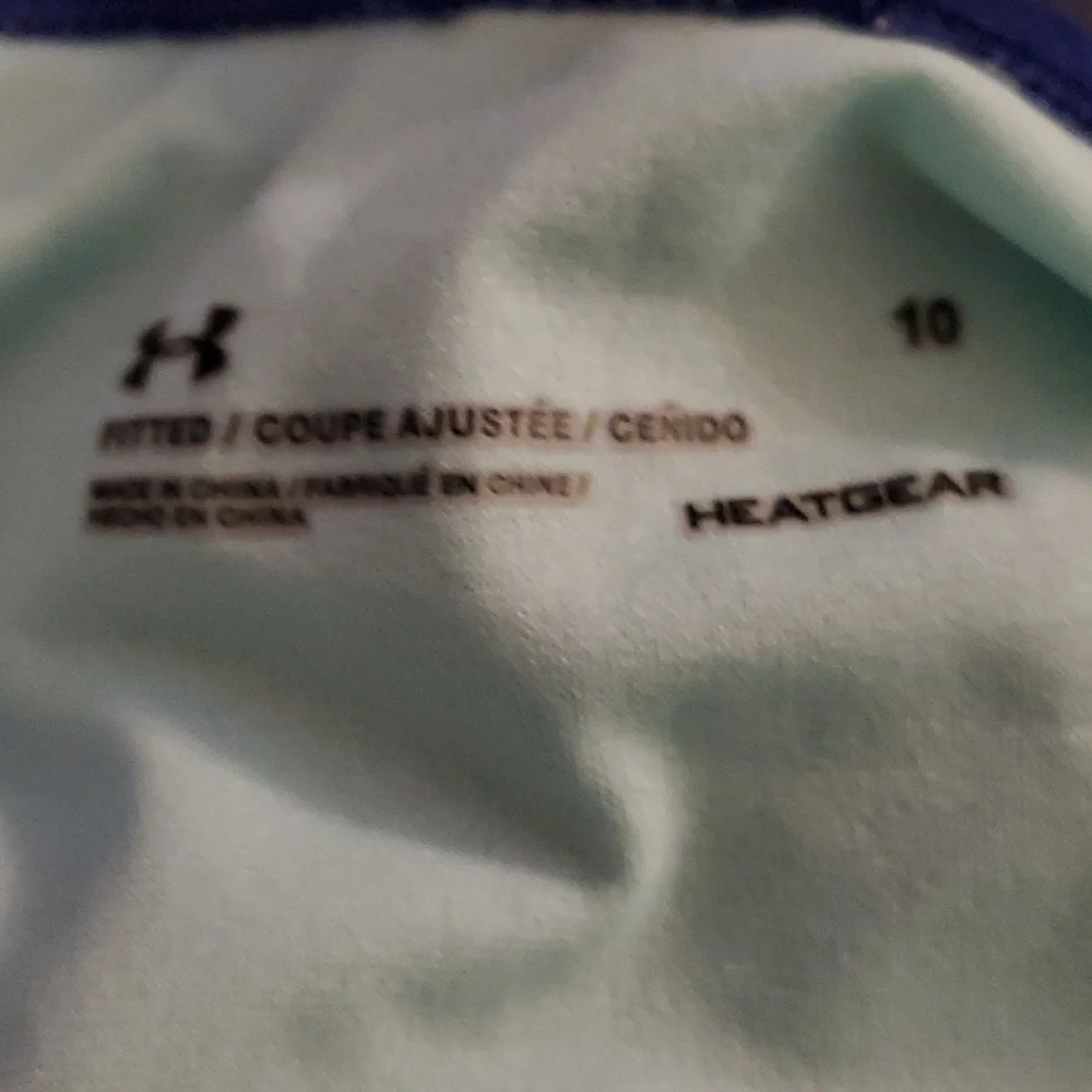 Girls Under Armour One piece Bathingsuit Size 10 - Picture 5 of 7